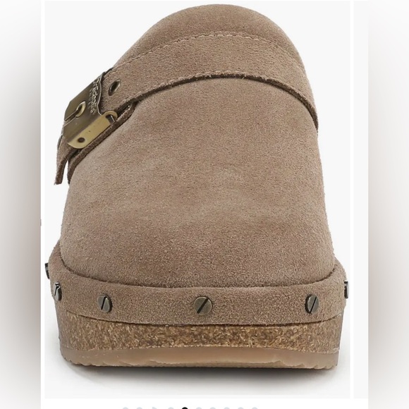 Dr. Scholl's Original Flex Taupe Suede slip-on mule/clog NWBox Size 7.5 - Picture 4 of 10